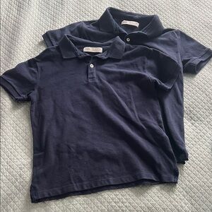 Zara Dark Blue Kids Polo Shirt - set of 2